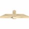 Ekena Millwork Eugene Rough Sawn Timber Gable Bracket, Douglas Fir, 48"W x 16"H x 4"D x 6"F, 8/12 Pitch GBW048X16X0406EUG00RDF - alternate 2